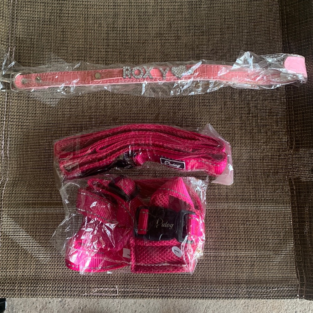 Pidog harness, leash and collar